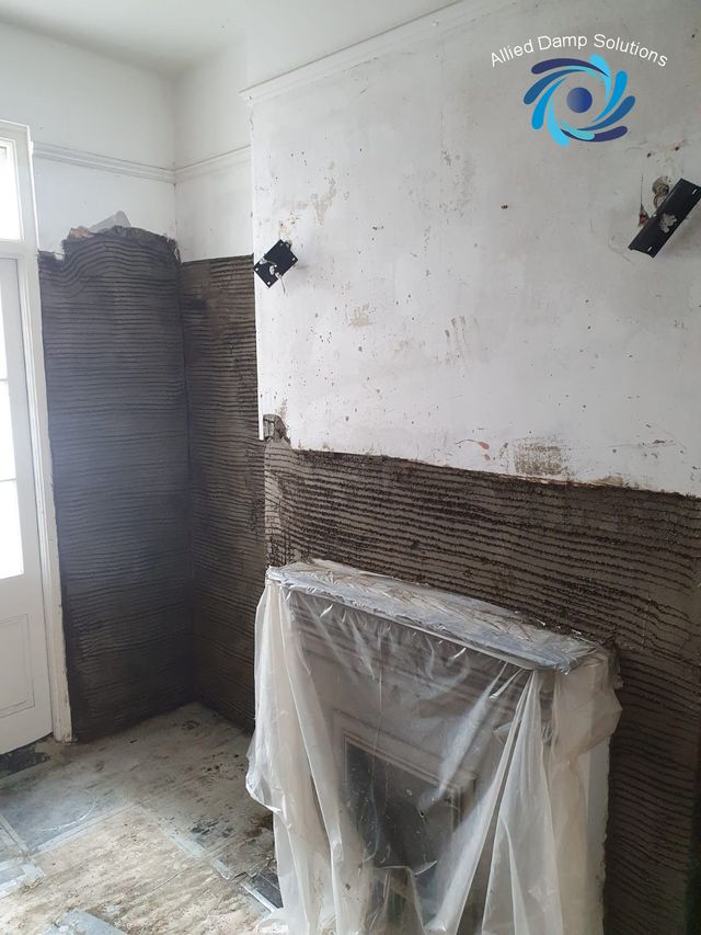 Second application Of The Plastering Process (Key Coat)
