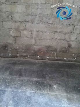 The injection of the first stage of the new Damp Proof Course