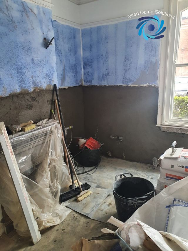 Third Application of the Plastering Process ( Float Coat )